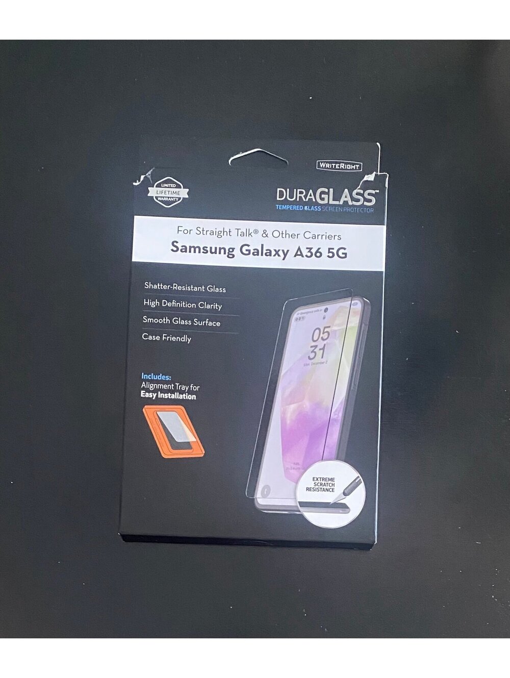 DuraGlass Tempered Glass Screen Protector for Samsung Galaxy A36 5G
